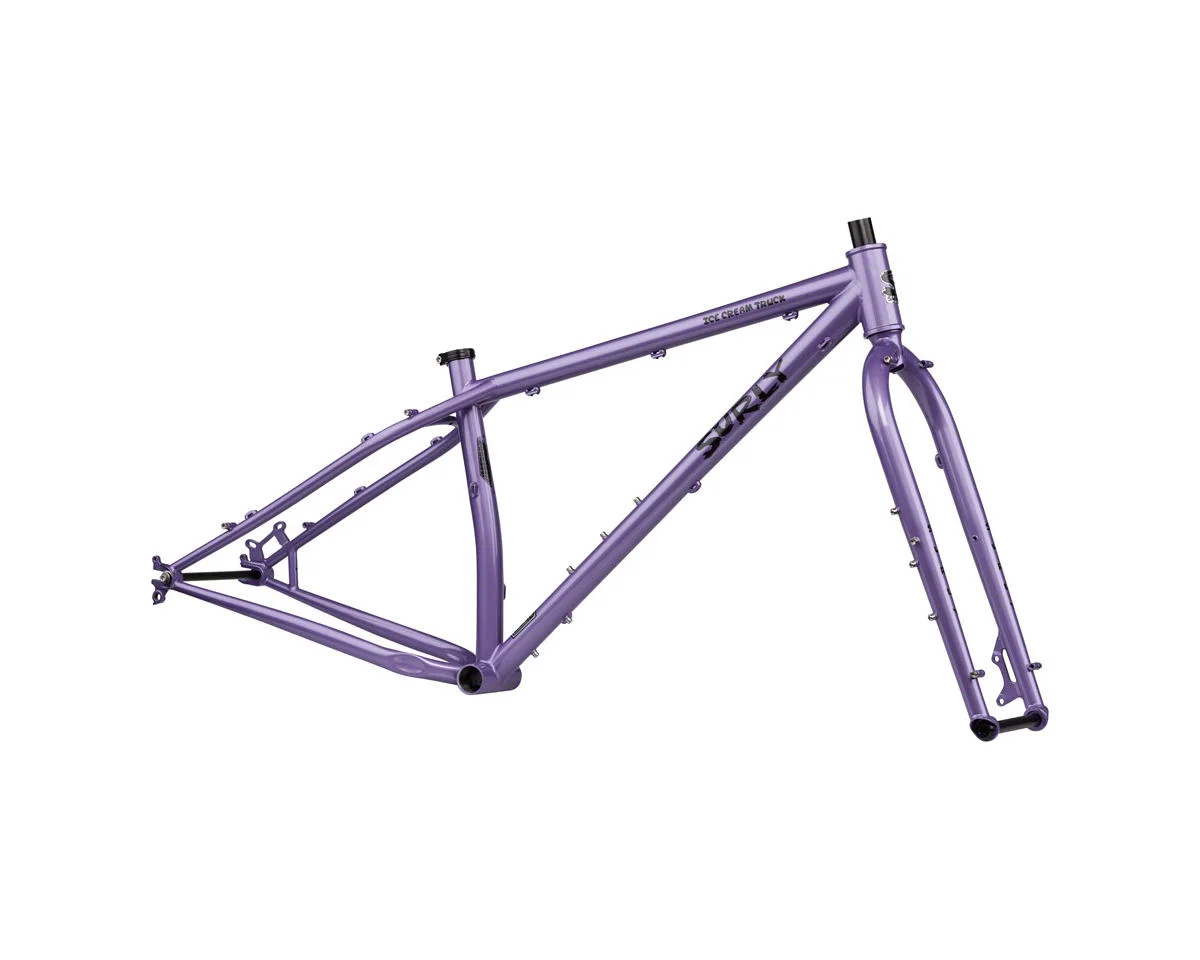 Surly Ice Cream Truck Fat Tire Mountain Bike Frameset (Taro Milk Tea) (L)